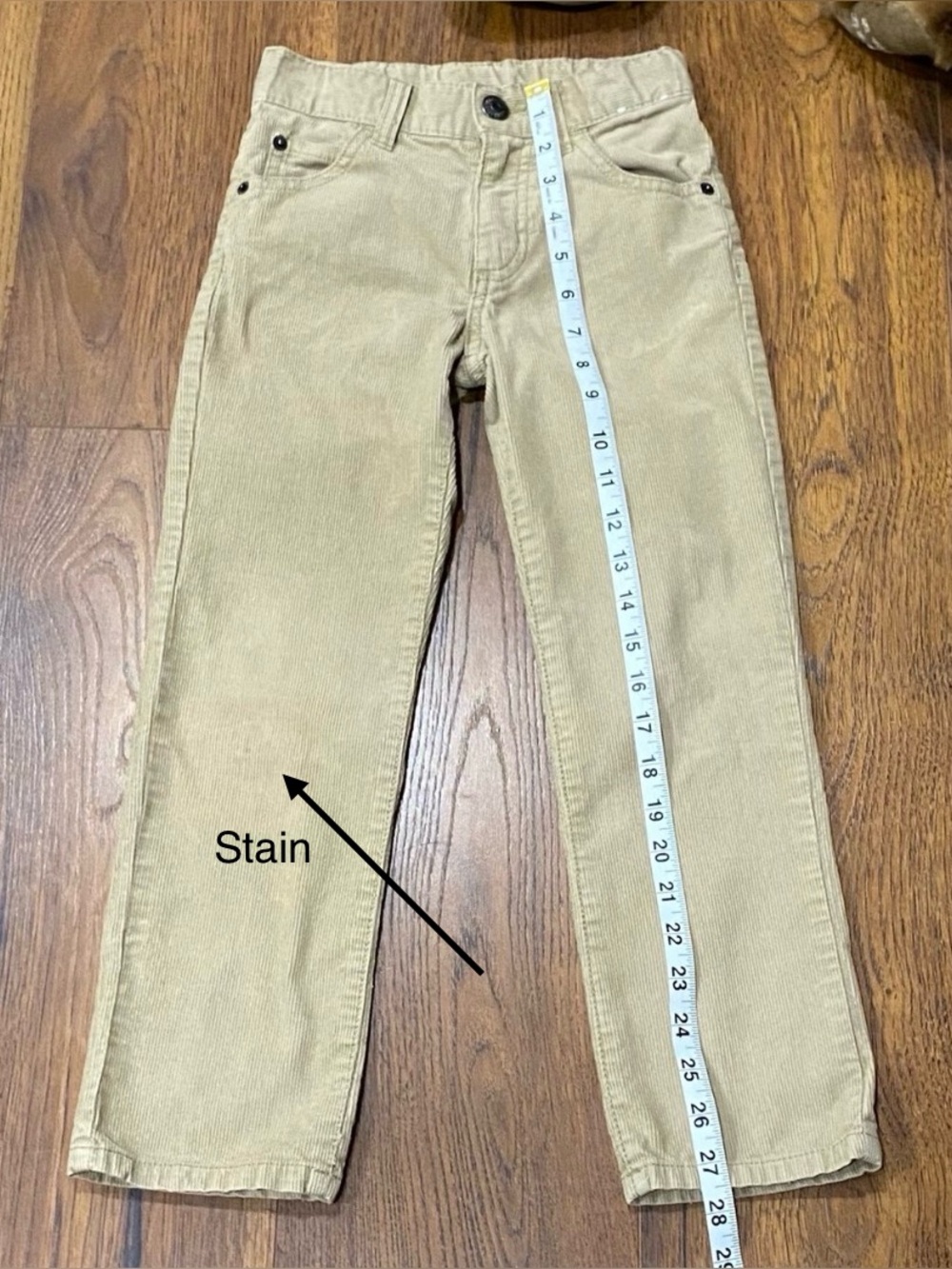 Gymboree Boys ‘Epic Dog’ Khaki Corduroy Pants Size 6 - Picture 9 of 10